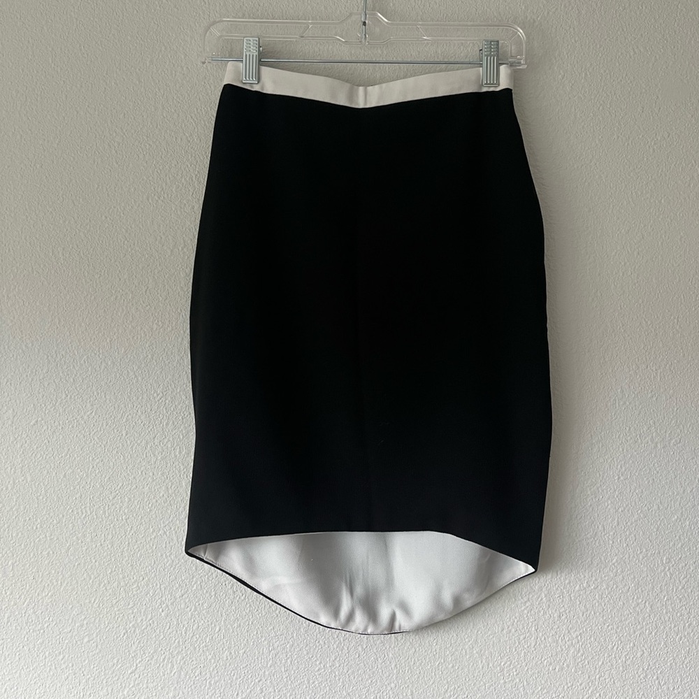 || ZARA PENCIL SKIRT || ASYMMETRICAL || COLOR BLOCK ||